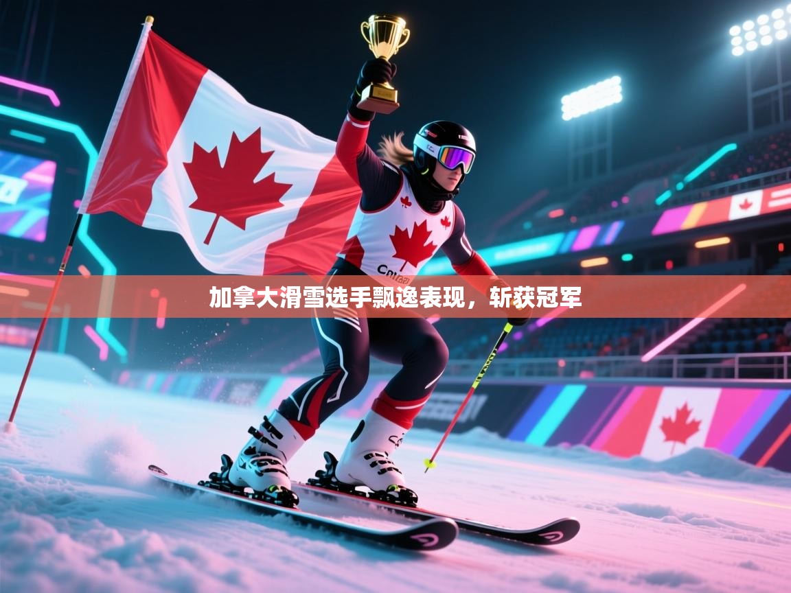 加拿大滑雪选手飘逸表现，斩获冠军
